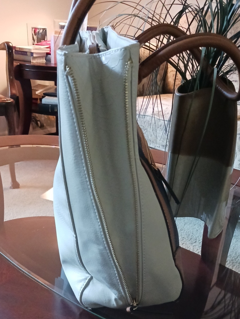 LARGE Tri Color Handbag - Picture 3 of 8